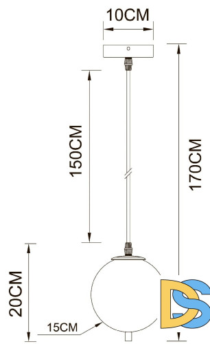 Подвесной светильник Arte Lamp Freddie A2231SP-1PB