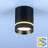 Потолочный светодиодный светильник Elektrostandard DLR021 9W 4200K черный матовый 4690389102929