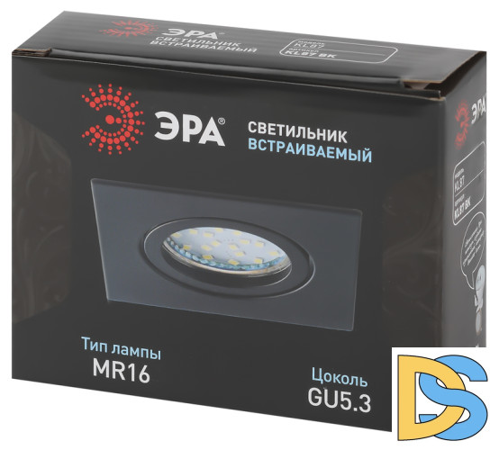 Встраиваемый светильник Эра KL87 BK Б0054353