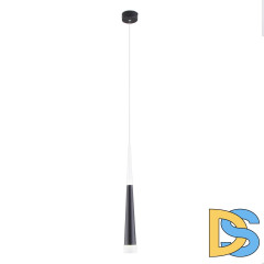 Подвесной светодиодный светильник Elektrostandard DLR038 7+1W 4200K черный матовый 4690389138560