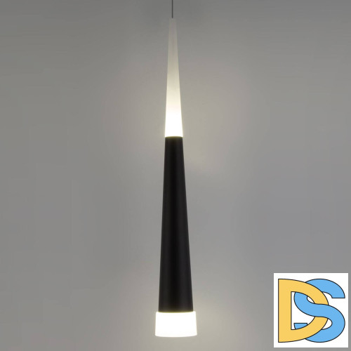 Подвесной светодиодный светильник Elektrostandard DLR038 7+1W 4200K черный матовый 4690389138560