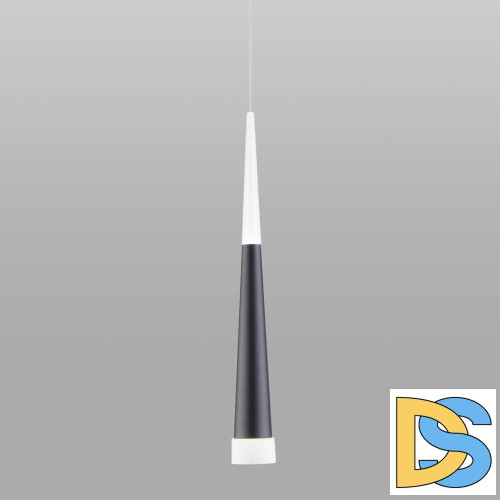 Подвесной светодиодный светильник Elektrostandard DLR038 7+1W 4200K черный матовый 4690389138560
