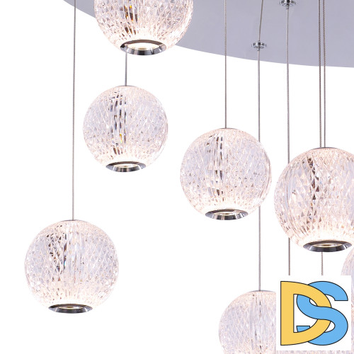 Подвесной светильник Delight Collection MD20001012 MD20001012-17A chrome