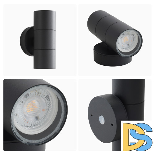 Уличный настенный светильник Apeyron Graphite 11-121