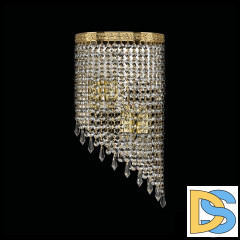 Настенный светильник Bohemia Ivele Crystal 83401BR/20IV-43 G Drops