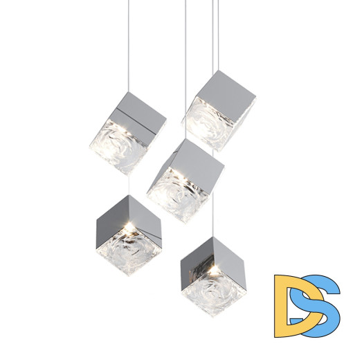 Подвесной светильник Delight Collection Pyrite 10301P/5 silver