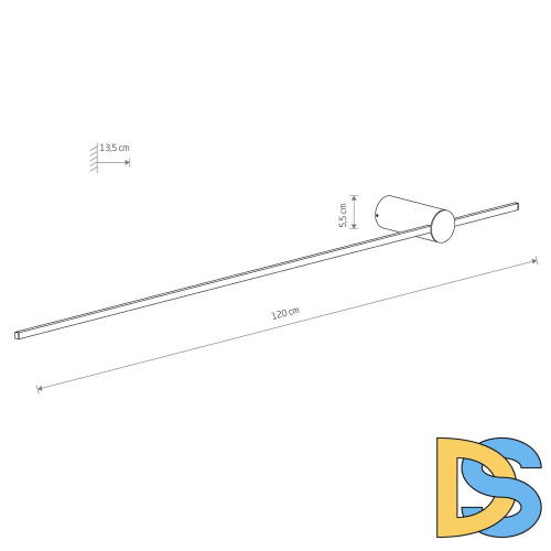 Настенный светильник Nowodvorski Saber Led Silk Olive L White 11588