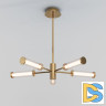 Люстра на штанге Eurosvet Stark 50386/5 LED латунь a067956