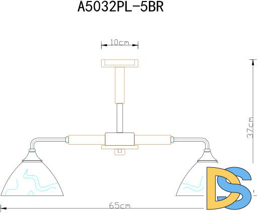 Люстра на штанге Arte Lamp Matthew A5032PL-5BR