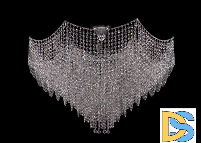 Люстра на штанге Bohemia Ivele Crystal 77071/95 Ni