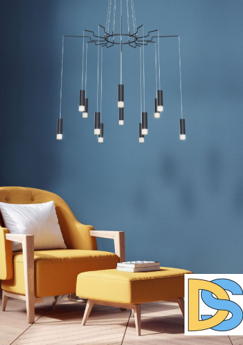 Подвесная люстра Maytoni Davida MOD035PL-12B