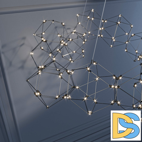 Подвесная люстра Eurosvet Uma 90169/12 черный жемчуг a061154