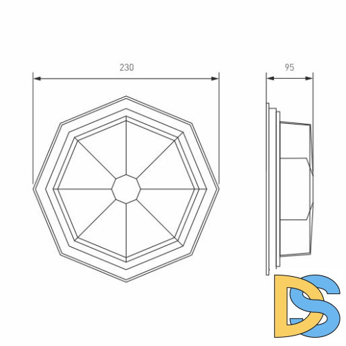 Настенный светильник Elektrostandard Telarana S капучино (GL 1023D) 4690389138591