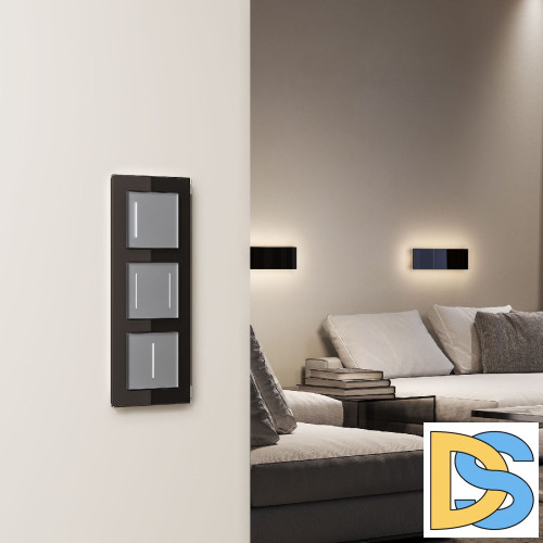 Сенсорный выключатель одноклавишный с подсветкой Werkel 4690389197987 W4512006 a063599