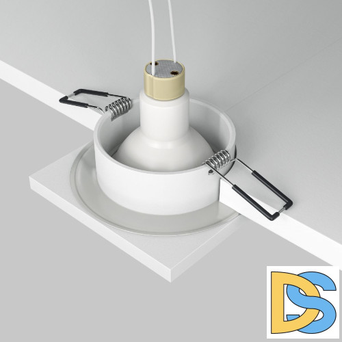 Встраиваемый светильник Maytoni Technical Stark DL083-01-GU10-SQ-W