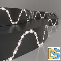 Светодиодная лента Elektrostandard гибкая 12V 6W 60Led 2835 IP20 дневной белый, 5м 4690389166969