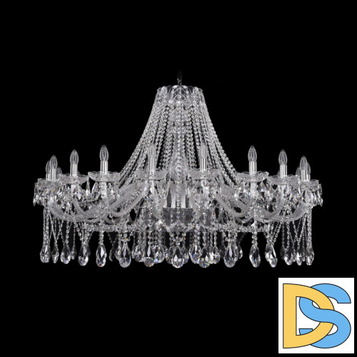 Подвесная люстра Bohemia Ivele Crystal 1413/20/460 Ni