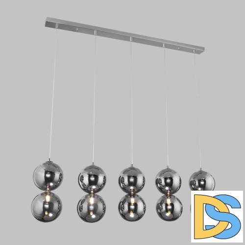 Подвесной светильник Eurosvet Selisa 50092/5 хром/дымчатый a060588