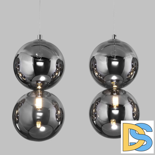 Подвесной светильник Eurosvet Selisa 50092/5 хром/дымчатый a060588