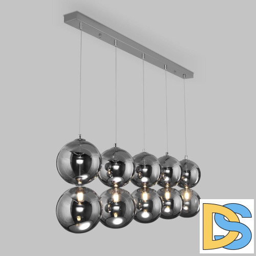 Подвесной светильник Eurosvet Selisa 50092/5 хром/дымчатый a060588