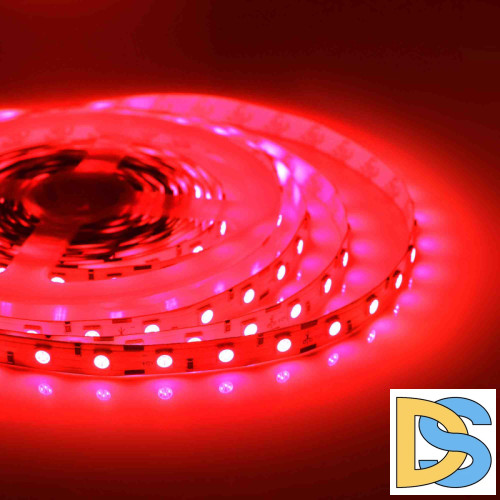 Светодиодная лента Apeyron 12В СТ 14,4Вт/м smd5050 60д/м IP20 5м красная 00-48