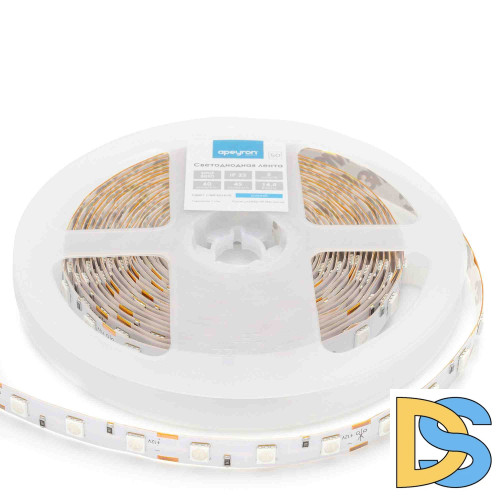 Светодиодная лента Apeyron 12В СТ 14,4Вт/м smd5050 60д/м IP20 5м красная 00-48