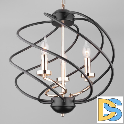Подвесная люстра Eurosvet 60105/3 черный