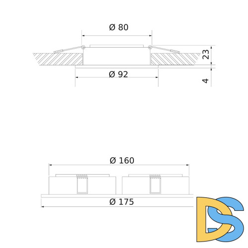 Встраиваемый светильник Elektrostandard 1091/2 MR16 белый 4690389148521