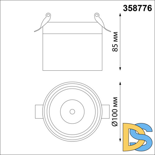 Встраиваемый спот Novotech Groda 358776