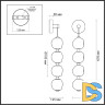 Настенный светильник Odeon Light Jemstone 5084/17WL