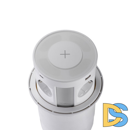 Блок розеток 107J (4 секции, 2 USB А + 2 USB С) Mebax 00-00001171