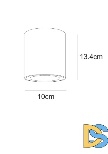 Уличный потолочный светильник Arte Lamp Torcular A1813PF-1BK