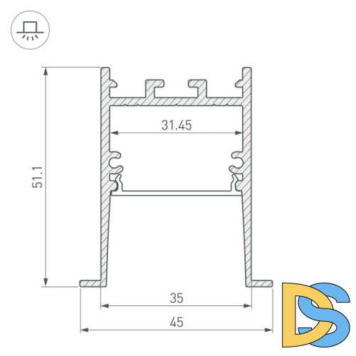 Профиль Arlight SL-COMFORT 031766