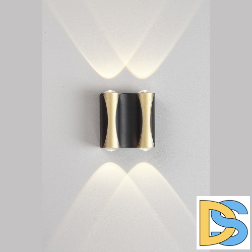 Уличный настенный светильник Crystal Lux CLT 022W2 BL-GO 4000K