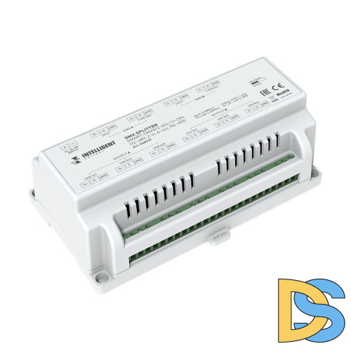 Сплиттер Arlight SMART-DMX512-306-72-DIN (12-48V, 2-in, 6-out, RS-485) 038937