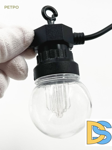 Светодиодная гирлянда Прозрачная колба Laitcom (LTC) BLL10G-11-1W