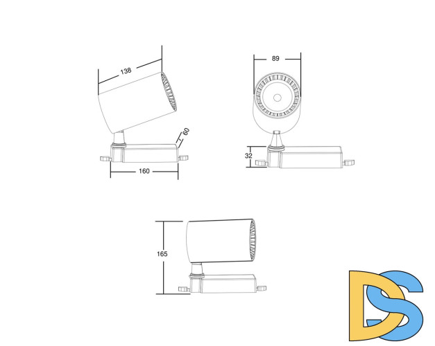 Трековый светильник Maytoni Technical Vuoro TR029-3-20W3K-W