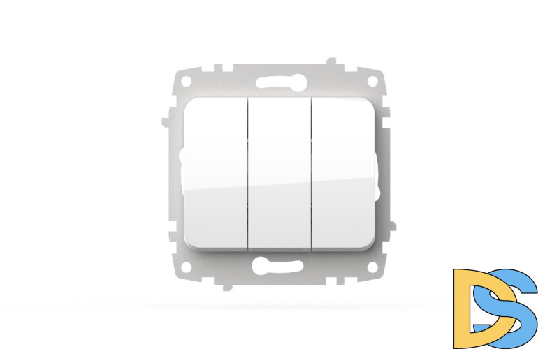 Выключатель трехклавишный ELBI Jazz 607-010200-254