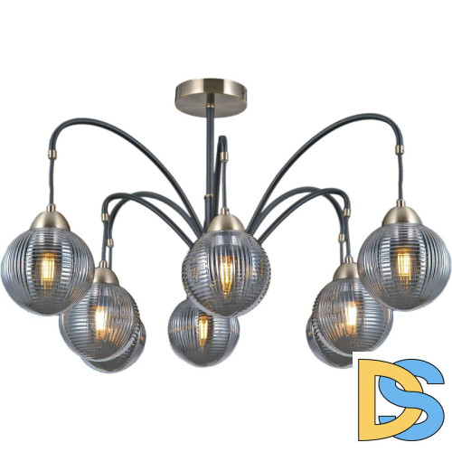 Люстра на штанге Illumico IL0433-8PSQ-79 BK AB