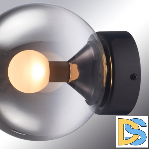 Бра iLedex Aura 8615W-1S BK-SM