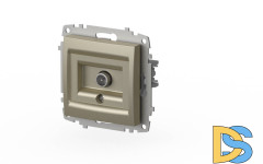 Розетка для TV с экраном (проходная) ELBI Zena Vega 609-011400-272