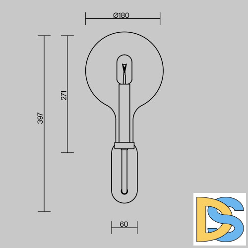 Бра Maytoni Status MOD333WL-01BS