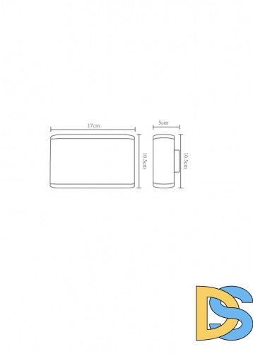 Уличный настенный светильник Arte Lamp Lingotto A8156AL-2GY