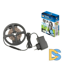 Светодиодная лента Volpe 9,6W/m 60LED/m 2835SMD холодный белый 2,5M ULS-Q721 2835-60LED/m-IP20-2.5M-DW RRP24C00 UL-00000643
