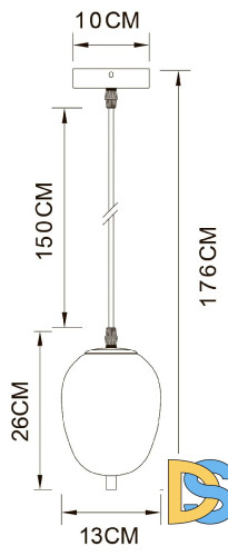 Подвесной светильник Arte Lamp Freddie A2232SP-1PB