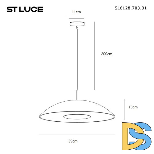 Подвесной светильник ST Luce Lid SL6128.703.01