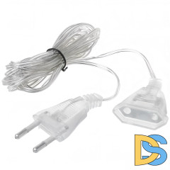 Удлинитель для подключения гирлянд Uniel UCX-Y25/100W-500 CLEAR UL-00010944