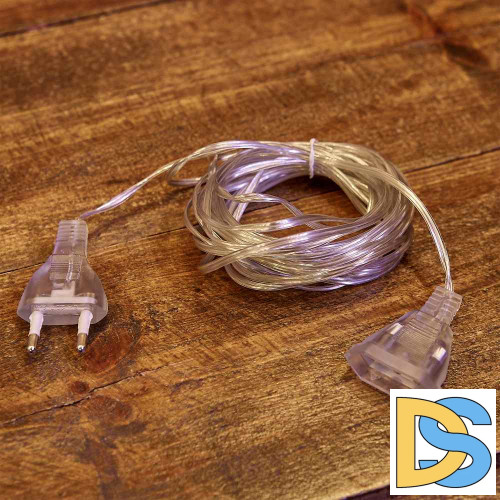 Удлинитель для подключения гирлянд Uniel UCX-Y25/100W-500 CLEAR UL-00010944