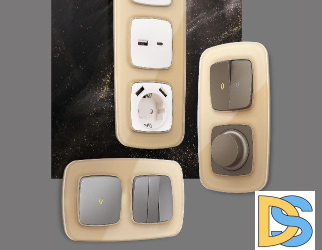 Рамка трехместная Ambrella Volt Radian OF320603