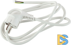 Шнур сетевой с вилкой Эра UX-3x0,75-2m-W Б0048690